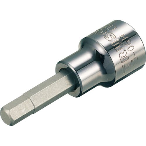 【CAINZ-DASH】トラスコ中山 ヘキサゴンソケット４ｍｍ（差込角９．５ｍｍ） T3-04H【別送品】