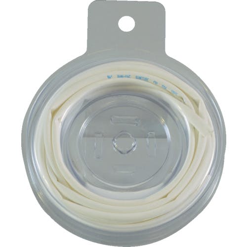 【CAINZ-DASH】トラスコ中山 熱収縮チューブ　収縮率２：１　白　（１個入） TRP12.4-6.0-2MW【別送品】