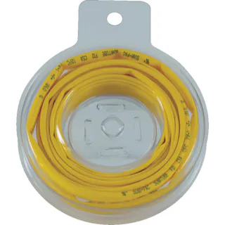 【CAINZ-DASH】トラスコ中山 熱収縮チューブ 収縮率2:1 黄 (1個入) TRP12.4-6.0-2MY【別送品】