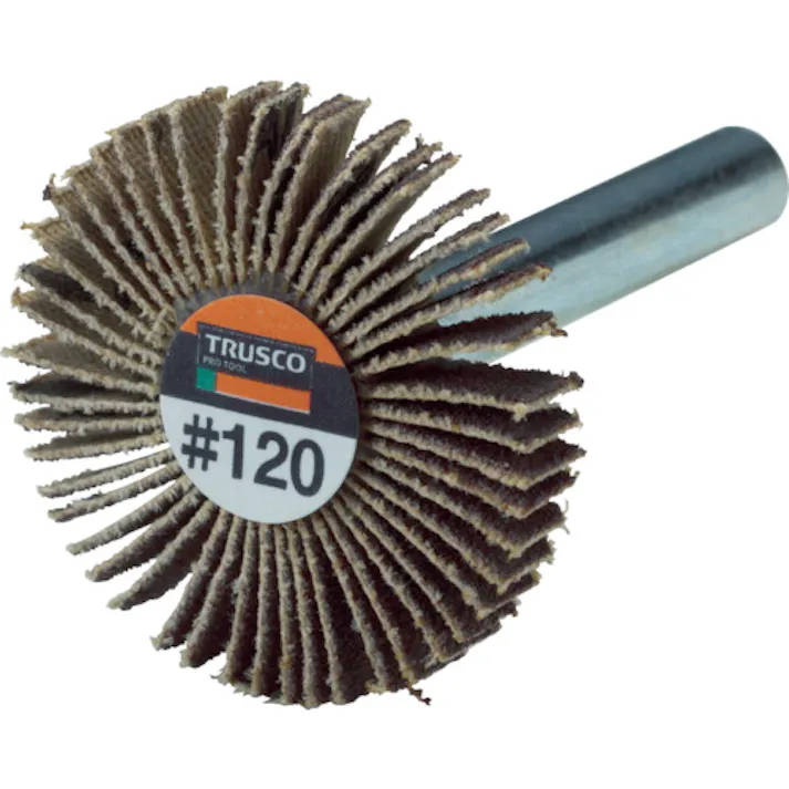 【CAINZ-DASH】トラスコ中山 薄型フラップホイール 30X5X6 #120 5個入 UF3005-120【別送品】