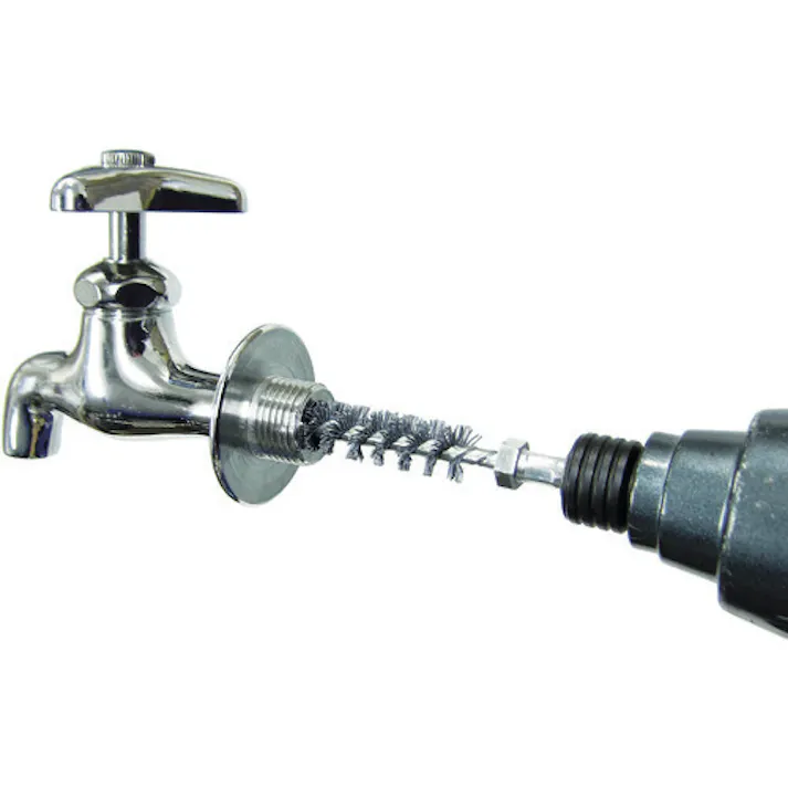 【CAINZ-DASH】トラスコ中山 六角軸付ネジリブラシ 真鍮 φ19 線径0.15 TB-6824【別送品】