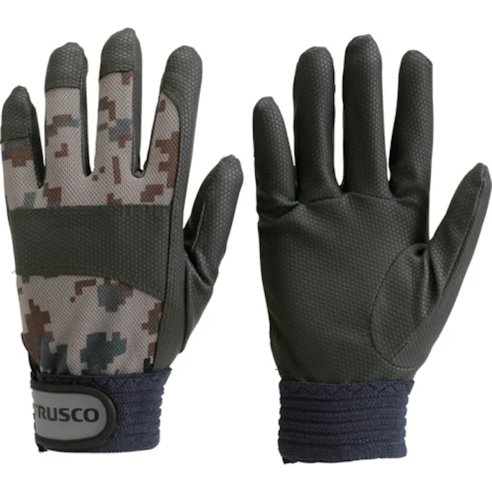 【CAINZ-DASH】トラスコ中山 PU迷彩手袋 グレー M TPU-CMG-M【別送品】