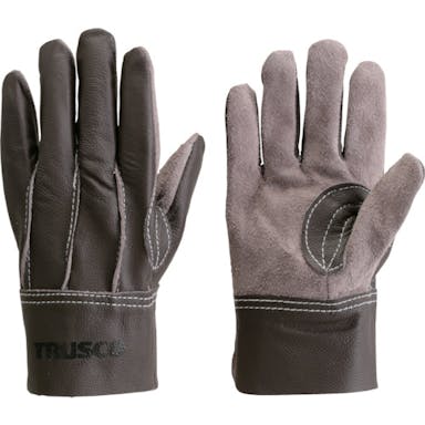 【CAINZ-DASH】トラスコ中山 牛本革製手袋　ブラウン　Ｌ TKBR-L【別送品】