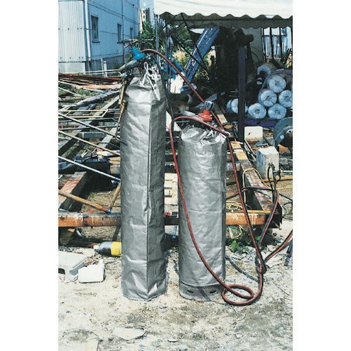 【CAINZ-DASH】トラスコ中山 ボンベカバー　３．０立方メートル酸素瓶用 GBC-S3M【別送品】