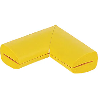 【CAINZ-DASH】トラスコ中山 安心クッション はさみこみ型 コーナー用 幅18mm イエロー TAC-155Y【別送品】