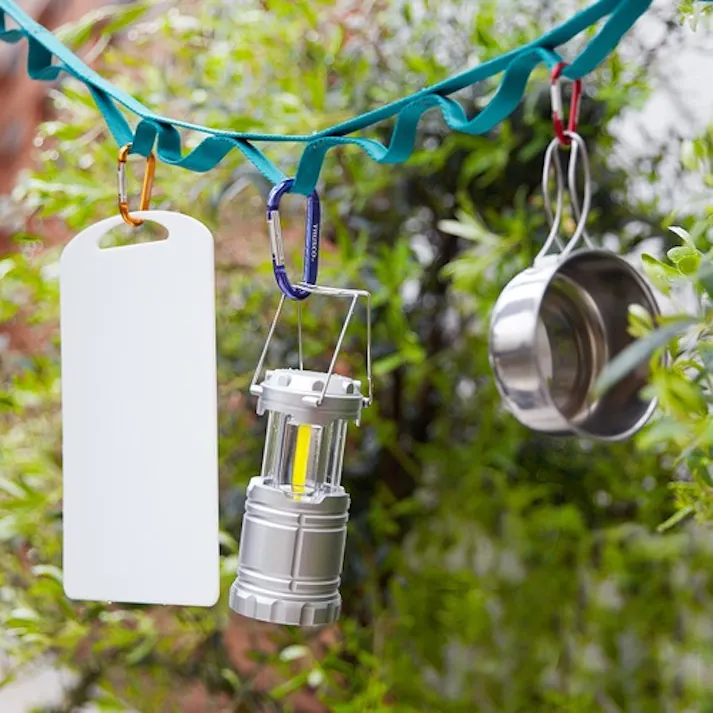 【CAINZ-DASH】トラスコ中山 カラビナ 線径5mmX50mm D型 レッド TKN550R【別送品】