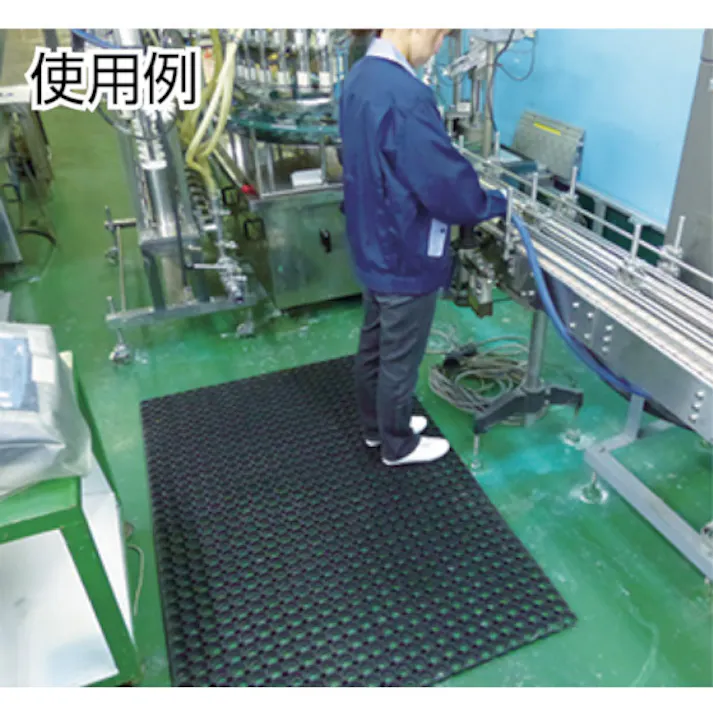 【CAINZ-DASH】トラスコ中山 有孔ラバーマット 1000X1500mm TTRM-1015【別送品】