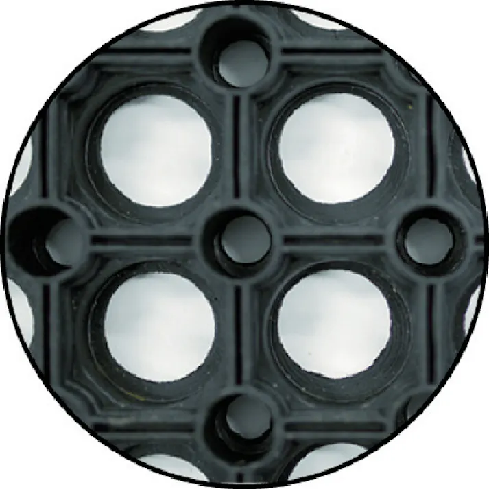 【CAINZ-DASH】トラスコ中山 有孔ラバーマット 1000X1500mm TTRM-1015【別送品】