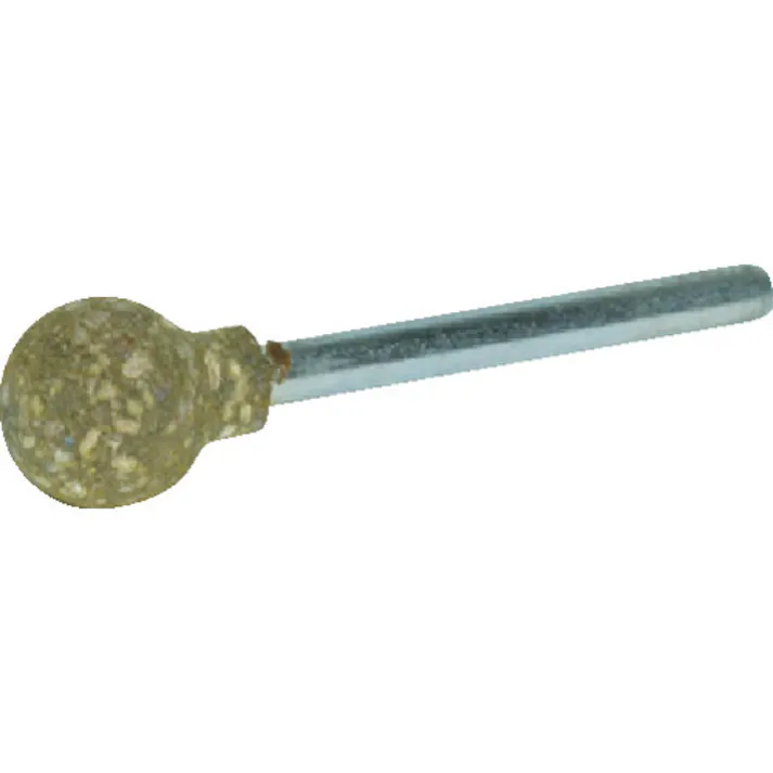 【CAINZ-DASH】トラスコ中山 ゴム軸付砥石 球型 Φ10X軸3 220# 10本入 KI2210RF【別送品】