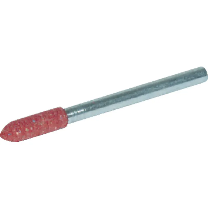 【CAINZ-DASH】トラスコ中山 ゴム軸付砥石 砲弾型 Φ10X幅20X軸3 80# 10本入 CH810HC【別送品】