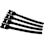 【CAINZ-DASH】トラスコ中山 マジックバンド　耐候性　ストラップ　２０ｃｍ　黒　（４本入） MKSW-2520-BK【別送品】