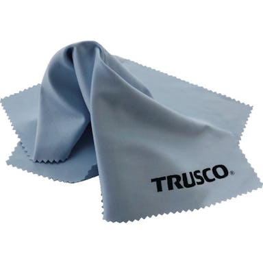 【CAINZ-DASH】トラスコ中山 メガネふきクロス　ブルー　１枚入　サイズ３０５ｘ３０５【別送品】