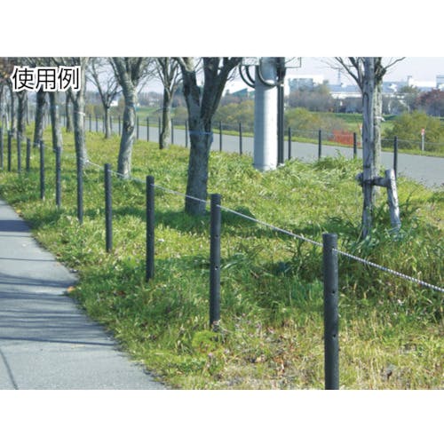 CAINZ-DASH】トラスコ中山 耐候性樹脂丸杭 Φ60X1500 穴