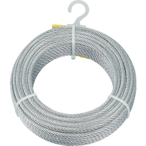 トラスコ中山 メッキ付ワイヤロープ Φ2mmX30m CWM-2S30 ワイヤロープ トラスコ中山 メッキ付ワイヤロープ Φ2mmX30m CWM-2S30 ワイヤロープ