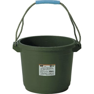 【CAINZ-DASH】トラスコ中山 ハードプラバケツ　１４Ｌ　ＯＤ色【別送品】