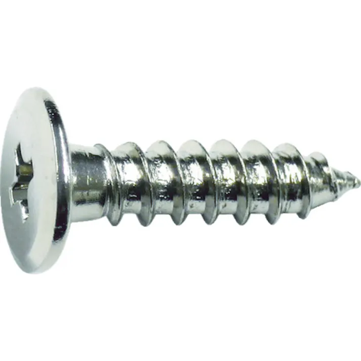 【CAINZ-DASH】トラスコ中山 超低頭タッピングねじ ニッケルメッキ M4X30 14本入 TFTN-0430【別送品】