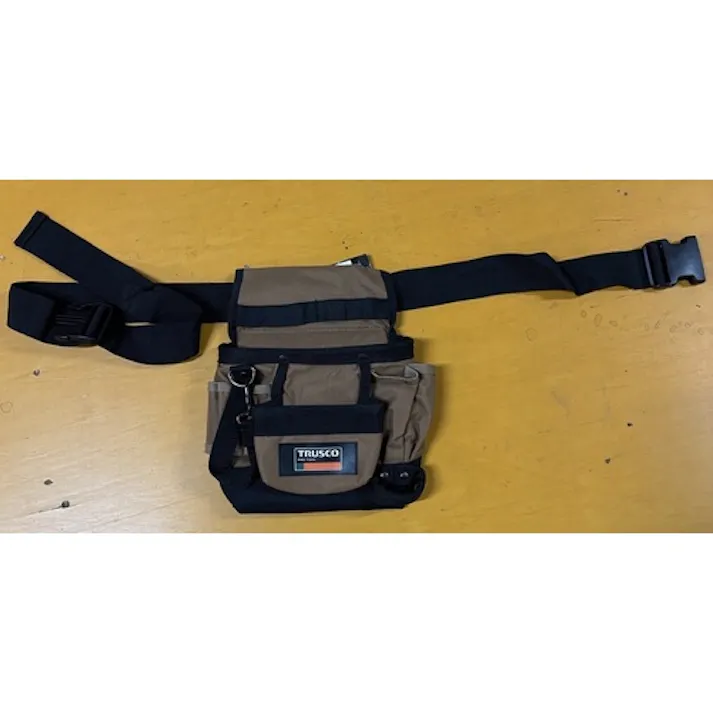 【CAINZ-DASH】トラスコ中山 ツールバッグ ツールホルスター 5ポケット ブラック色 TTH-200-BK【別送品】