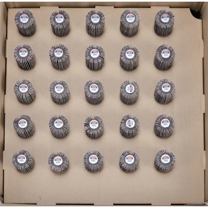 【CAINZ-DASH】トラスコ中山 まとめ買い フラップホイル外径25×25×軸径6 80# (50個入) UF2525-80-50P【別送品】