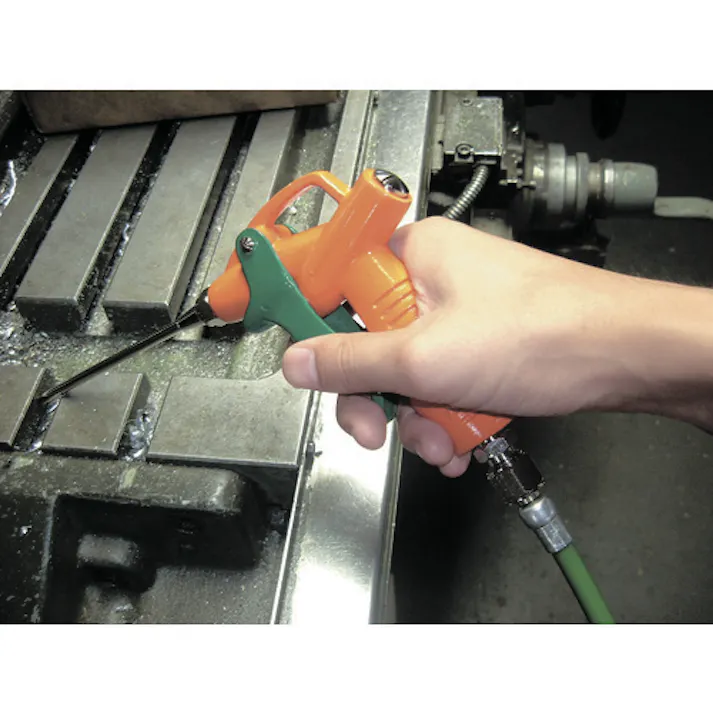 【CAINZ-DASH】トラスコ中山 樹脂製エアダスター ノズル125mm ブラック色 TD-100-1-BK【別送品】