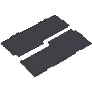 【CAINZ-DASH】トラスコ中山 導電性オリコンCR-S50/40/30EA兼用両開きフタ 黒 CR-D2F-EA【別送品】