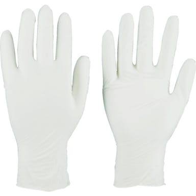 【CAINZ-DASH】トラスコ中山 ニトリル製使い捨て極薄手袋　粉無し　　Ｓ　ホワイト　（２００枚入） TGL-440-S【別送品】