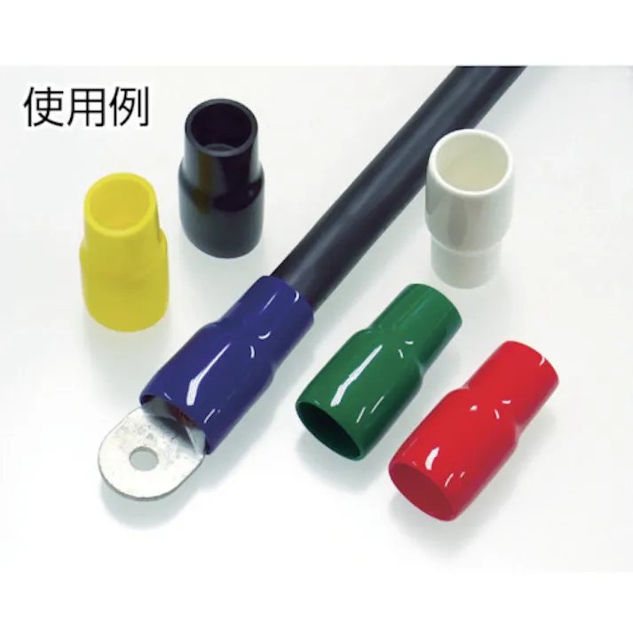 【CAINZ-DASH】トラスコ中山 TCVキャップ 38.00mm2用 黒 10個入 TCV-38-BK-10【別送品】