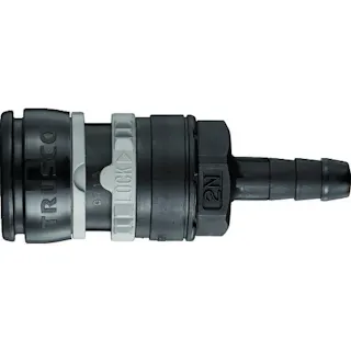 【CAINZ-DASH】トラスコ中山 樹脂継手ソケット ホース取付用 TRS-T2NR【別送品】