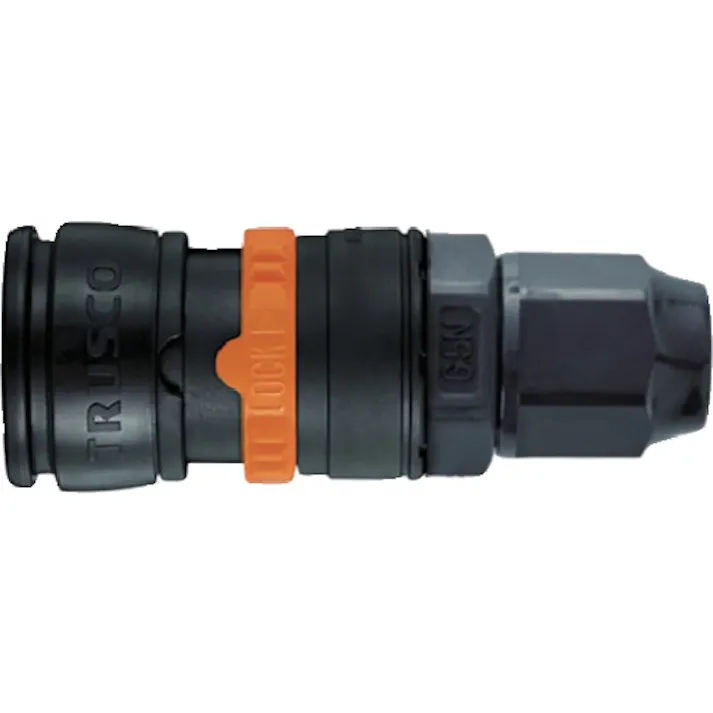 【CAINZ-DASH】トラスコ中山 樹脂継手ソケット ホース取付用 TRS-N6.5NR【別送品】