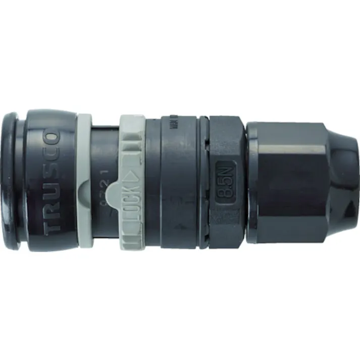 【CAINZ-DASH】トラスコ中山 樹脂継手ソケット ホース取付用 TRS-N8.5NR【別送品】