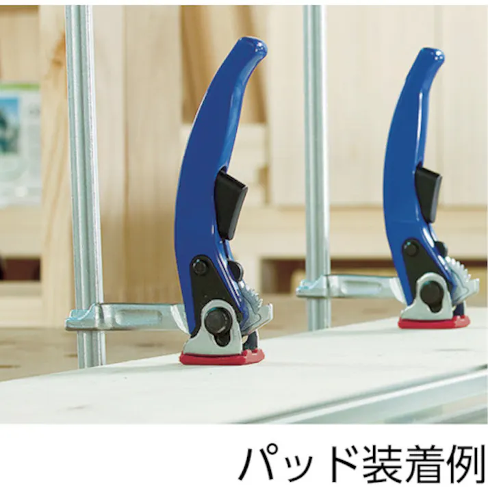 【CAINZ-DASH】トラスコ中山 ワンタッチL型クランプ用パッド フレーム寸法13.5mm/16.0mm用 KLPPP【別送品】