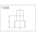 【CAINZ-DASH】トラスコ中山 ねじ込み管継手　ＳＵＳ　四角プラグ　２０Ａ TP-20A【別送品】