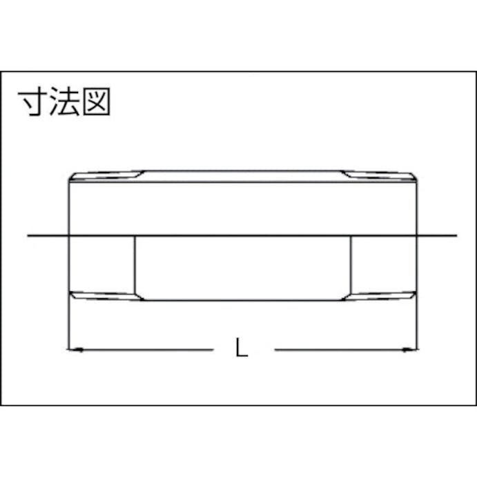 【CAINZ-DASH】トラスコ中山 ねじ込み管継手　ＳＵＳ　両長ニップル　１５ＡＸ２００Ｌ TNL-15AX200L【別送品】