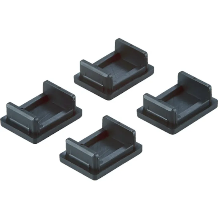 【CAINZ-DASH】トラスコ中山 スチールラックM2型軽中量棚用樹脂ベース 4個入 M2-JB4S【別送品】