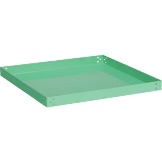 【CAINZ-DASH】トラスコ中山 ツールワゴン ラビットワゴン用棚板 400X350 ヤンググリーン RBW-43T YG【別送品】