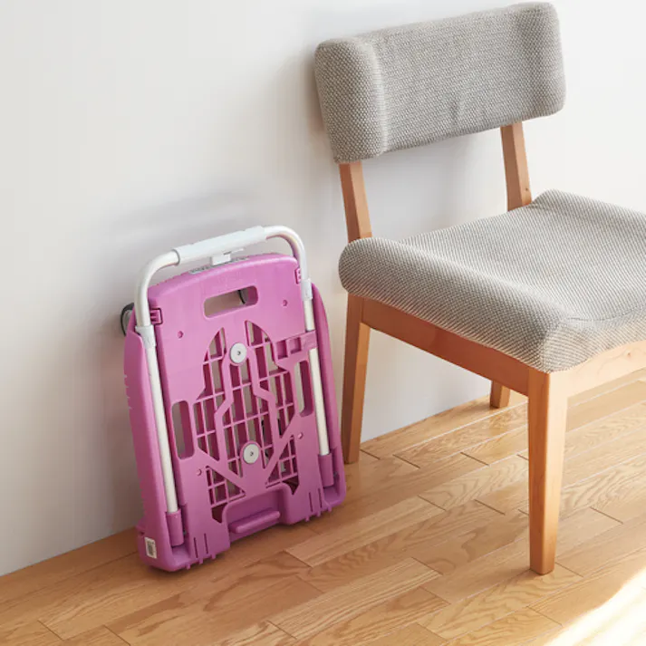 【CAINZ-DASH】トラスコ中山 樹脂台車 カルティオミニ weego オレンジ WP-2G-OR【別送品】