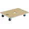 【CAINZ-DASH】トラスコ中山 木製平台車 ジュピター 900X600 φ75 200kg JUP-900-200【別送品】