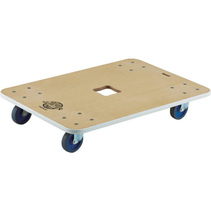 【CAINZ-DASH】トラスコ中山 木製平台車 ジュピター 900X600 φ100 300kg JUP-900-300【別送品】