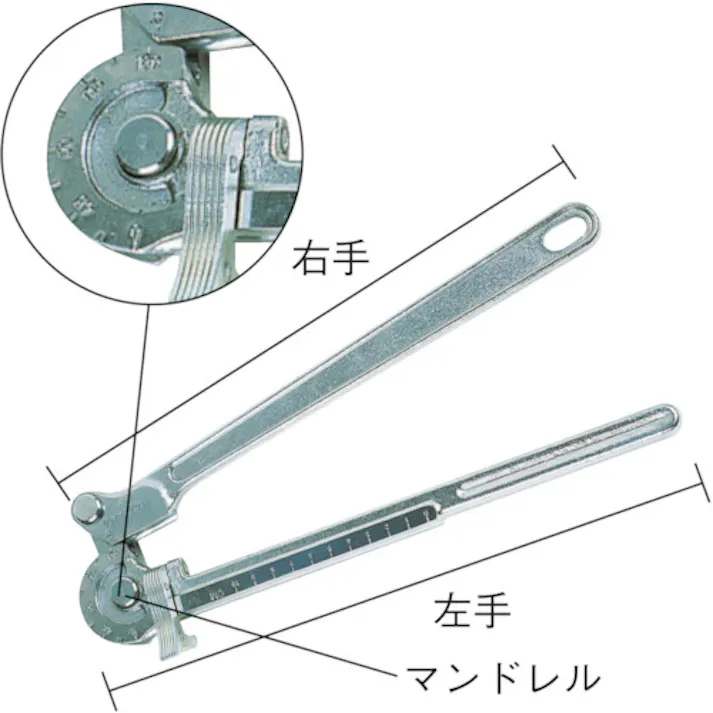【CAINZ-DASH】トラスコ中山 チューブベンダー 8mm なましステンレス用 GFB-S8M【別送品】