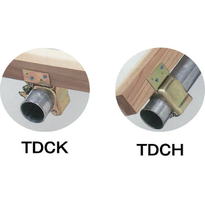 【CAINZ-DASH】トラスコ中山 タルキ止クランプ 平行 Φ48.6 TDCH【別送品】