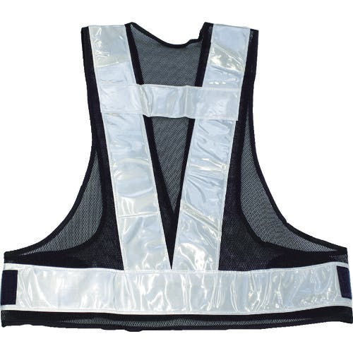 CAINZ-DASH】トラスコ中山 70mm幅反射材付安全ベスト 紺／蛍光