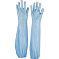 【CAINZ-DASH】使い捨てポリエチレンロング手袋　ブルー　　（３０枚入）【別送品】
