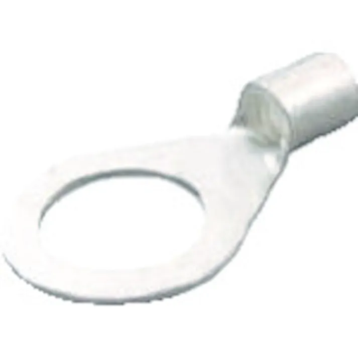 【CAINZ-DASH】トラスコ中山 裸圧着端子 丸形(6個入) スタッド径Φ8.4 全長27.5mm T-R14-8S【別送品】