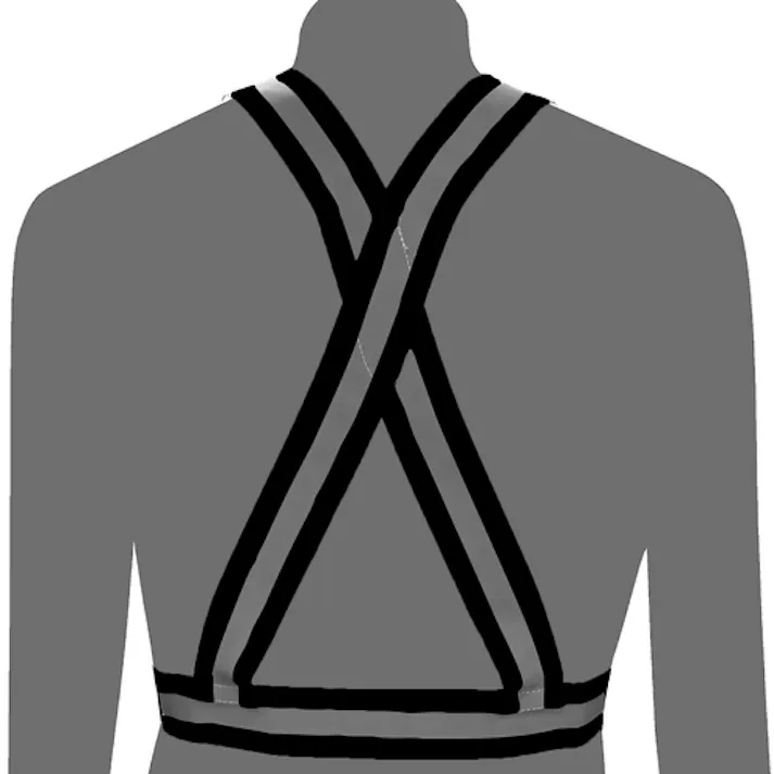 【CAINZ-DASH】トラスコ中山 伸縮安全ベスト ブラック TGV40-BK【別送品】