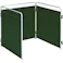 【CAINZ-DASH】トラスコ中山 小型溶接遮光フェンス 900mm角 三面セット 深緑 TTY3-900-DG【別送品】