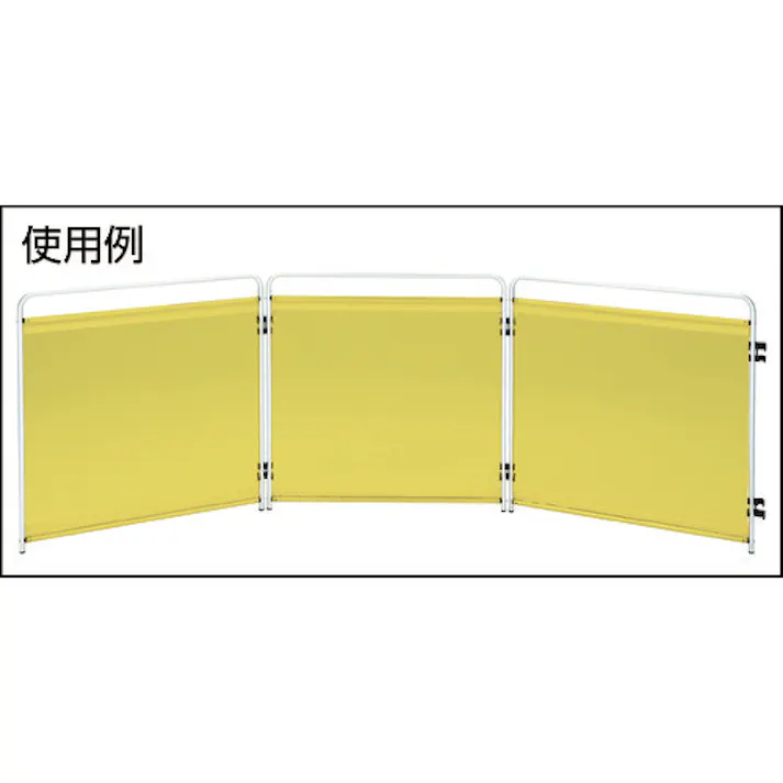 【CAINZ-DASH】トラスコ中山 小型溶接遮光フェンス 900mm角 三面セット 深緑 TTY3-900-DG【別送品】