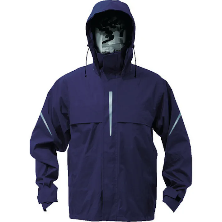 【CAINZ-DASH】トラスコ中山 ベンチレーション(通気口)付レインスーツ ネイビー S TRW360-55-S【別送品】