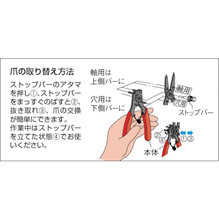 【CAINZ-DASH】トラスコ中山 TSRP1050用 45°爪 GRP-45B【別送品】