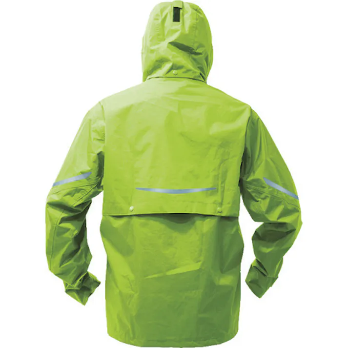 【CAINZ-DASH】トラスコ中山 ベンチレーション(通気口)付レインスーツ シルバー 4L TRW360-71-4L【別送品】