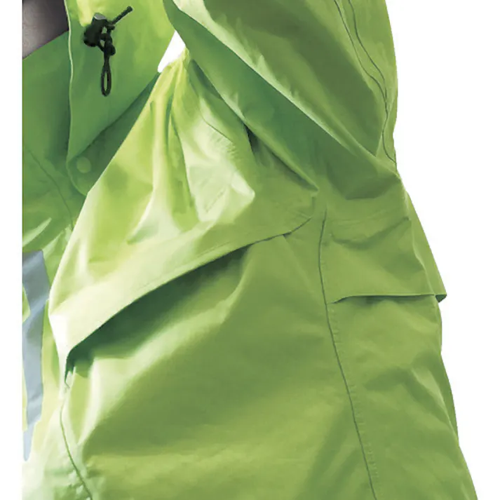 【CAINZ-DASH】トラスコ中山 ベンチレーション(通気口)付レインスーツ ライム L TRW360-84-L【別送品】