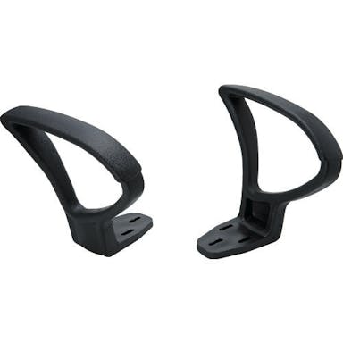 【CAINZ-DASH】トラスコ中山 オフィスチェア　ダブルクッション　長時間椅子　専用肘掛【別送品】